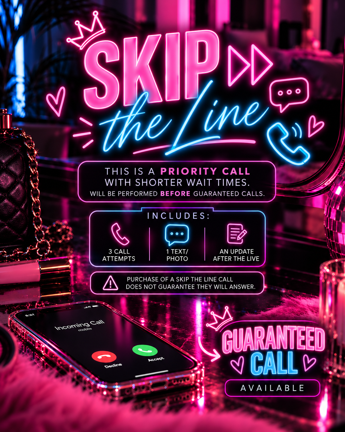 Skip-the-line Loyalty Test
